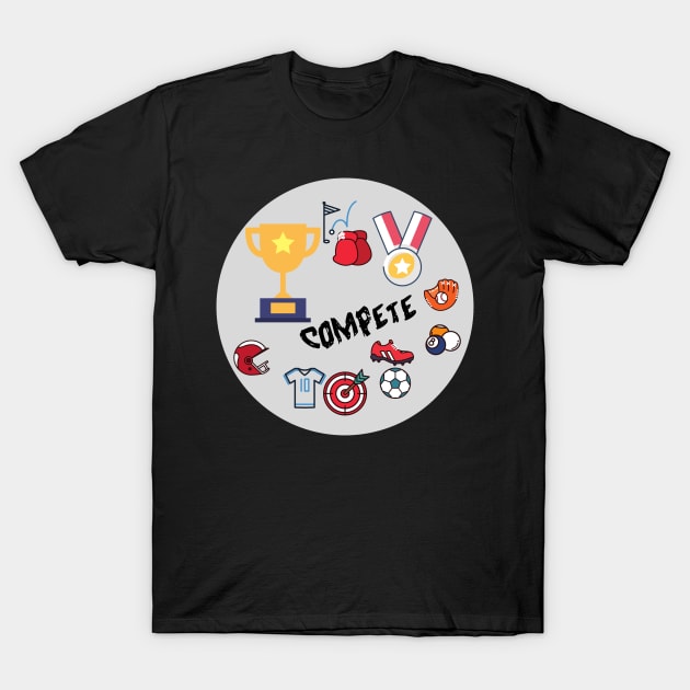 compete T-Shirt by busines_night